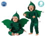 Atosa Disfraz de Dragón Verde con Alas Unisex para Bebé 12-24 Meses