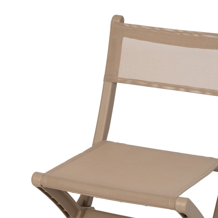 Silla Plegable Beige Polipropileno 45 X 55 X 83 cm (Set de 4)
