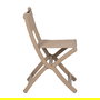 Silla Plegable Beige Polipropileno 45 X 55 X 83 cm (Set de 4)