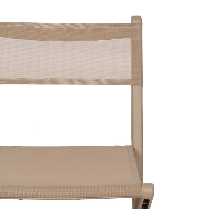 Silla Plegable Beige Polipropileno 45 X 55 X 83 cm (Set de 4)