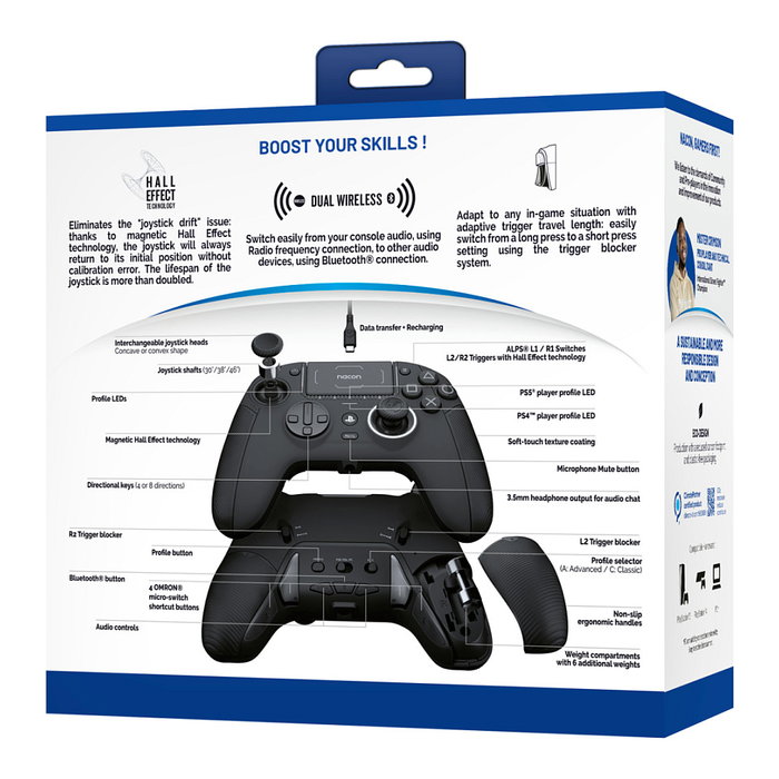 BigBen Interactive Nacon Revolution 5 Pro Wireless Controller PS5 PC negro