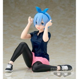 Banpresto Figura Re Zero Starting Life in Another World Rem Relax time 14cm