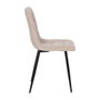 Silla Beige Tejido-Metal Contract 44 X 42 X 89 cm (Set de 4)
