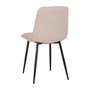 Silla Beige Tejido-Metal Contract 44 X 42 X 89 cm (Set de 4)