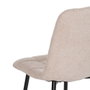 Silla Beige Tejido-Metal Contract 44 X 42 X 89 cm (Set de 4)
