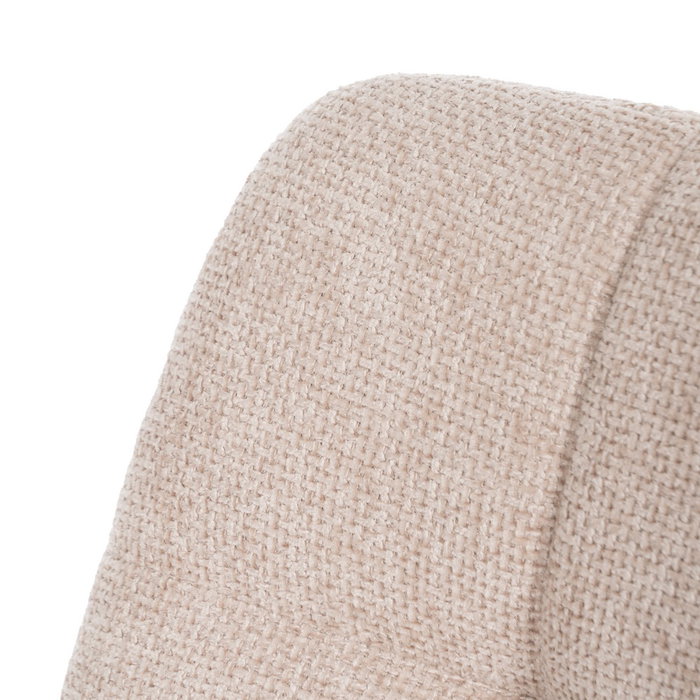 Silla Beige Tejido-Metal Contract 44 X 42 X 89 cm (Set de 4)