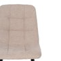 Silla Beige Tejido-Metal Contract 44 X 42 X 89 cm (Set de 4)