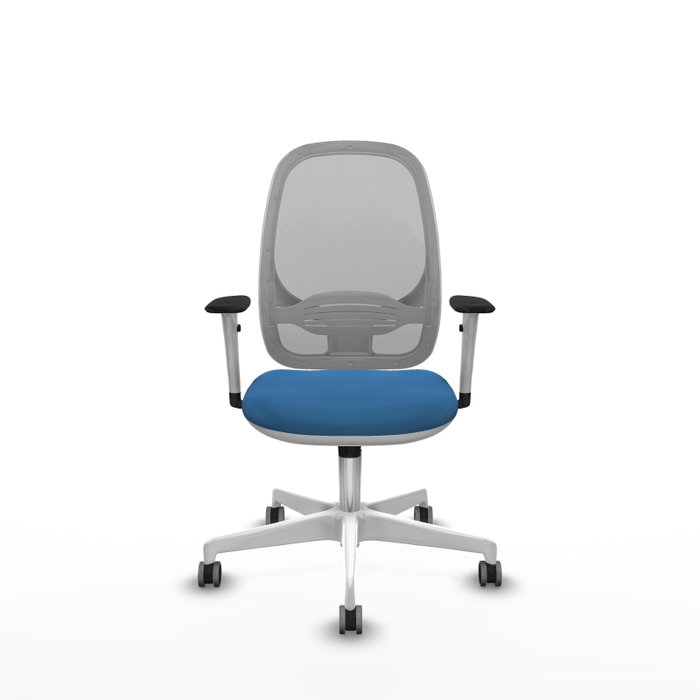 PIQUERAS Y CRESPO Silla de oficina Cilanco con mecanismo Sincro, Azul claro y Gris PIQUERAS Y CRESPO Silla de oficina Cilanco con mecanismo Sincro, Azul claro y Gris