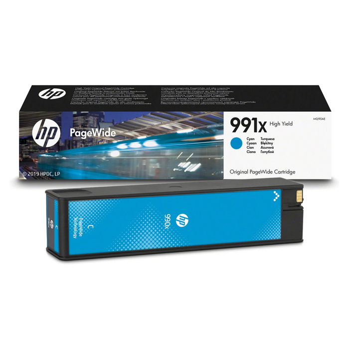 HP Cartucho de tinta 991X Cian XL