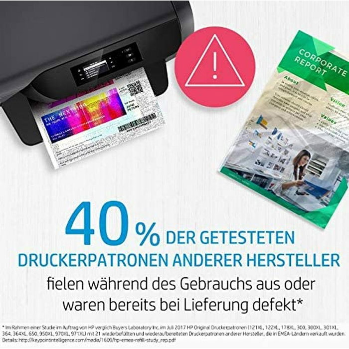 HP Cartucho de tinta 991X Cian XL
