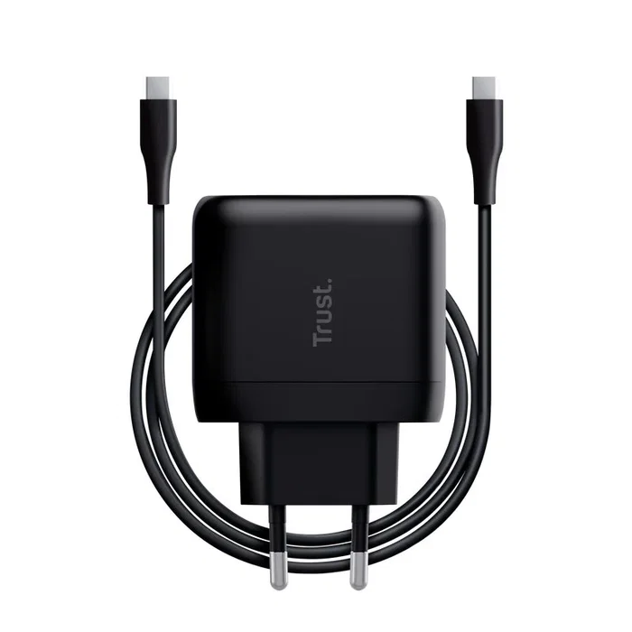 Trust Cargador de Pared Trust Maxo 65W Universal USB-C Negro 2 m, USB Power Delivery 3.0