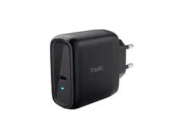 Cargador de Pared + Cable USB-C Trust Maxo Negro 65 W