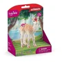 Schleich Figura de Unicornio Llama - Figura divertida y duradera con cuerno brillante para niños y niñas - SCH70743