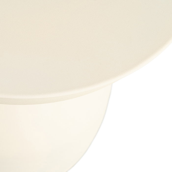 Mesita Blanco Roto Acero 46 X 46 X 51 cm