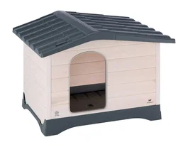 Ferplast Caseta para perros Dog Lodge 90 de madera y resina