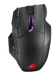 Asus ROG Spatha X Ratón Gaming RF Wireless+USB Type-A Óptico 19000 DPI Negro 90MP0220-BMUA00