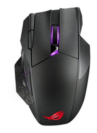 Asus ROG Spatha X Ratón Ergonómico Gaming para Diestros Negro USB 2.4 GHz Inalámbrico RGB 19000 DPI