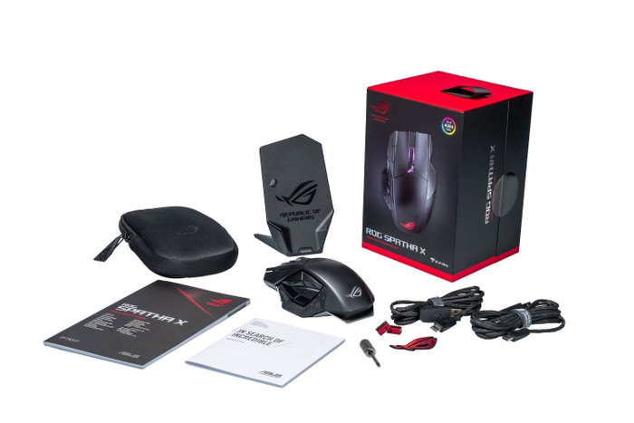 ASUS ROG Spatha X Ratón Gaming Inalámbrico 19000 DPI Negro