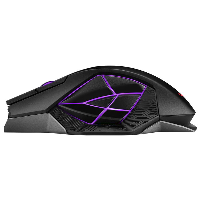 ASUS ROG Spatha X Ratón Gaming Inalámbrico 19000 DPI, 12 Botones Programables, Iluminación RGB, Tipo-C, Para Mano Derecha, Negro