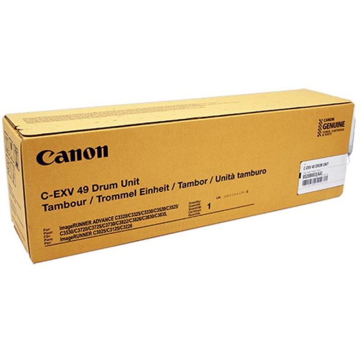 Canon Tambor C-EXV 49 Original 8528B003AA para imageRUNNER ADVANCE DX C3720, C3725, C3730, C3822, C3826, C3830, C3835 Canon Tambor C-EXV 49 Original 8528B003AA para imageRUNNER ADVANCE DX C3720, C3725, C3730, C3822, C3826, C3830, C3835