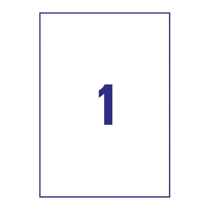 AVERY Zweckform Etiquetas 6125 blanco 210,0 x 297,0 mm
