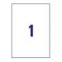 AVERY Zweckform Etiquetas 6125 blanco 210,0 x 297,0 mm