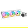 COUGAR CGR-PSDVARGB-W-360 Poseidon Refrigeración Líquida CPU AIO 360mm, 3 Ventiladores ARGB, Blanco, PWM