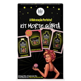 Lola Cosmetics Kit Morte Súbita con Shampoo, Condicionador, Spray y Máscara
