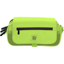 GRAFOPLAS DISEÑO Portatodo Triple con Solapa B&B Fluor Verde