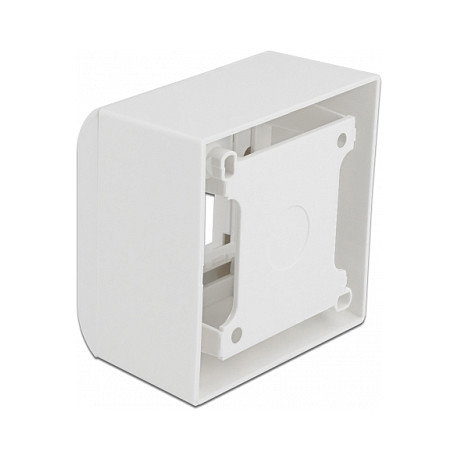 DeLOCK Carcasa de montaje en superficie para módulos Easy 45, 82 x 82 mm, blanco