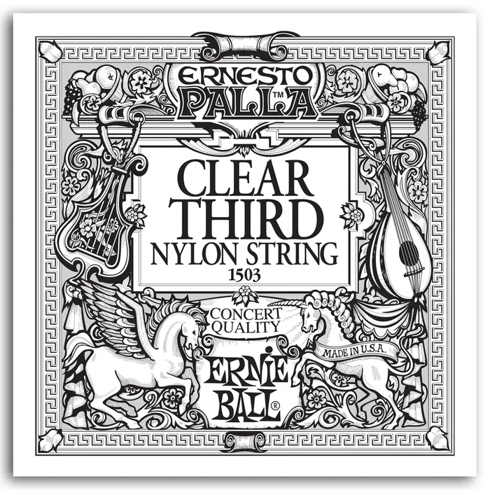 Ernie Ball Cuerda Nylon Clear Ernesto Palla 3Rd. Ernieball (Set de 6) (Set de 6) Ernie Ball Cuerda Nylon Clear Ernesto Palla 3Rd. Ernieball (Set de 6) (Set de 6)