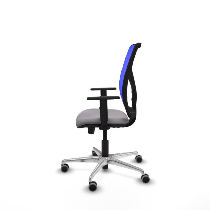 PIQUERAS Y CRESPO Silla de oficina Motilla Gris y Azul