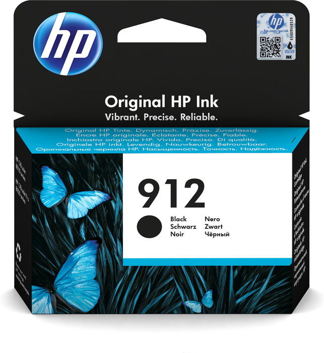 HP 912 Cartucho de Tinta Negro Original HP 912 Cartucho de Tinta Negro Original