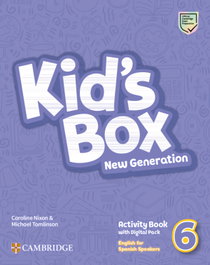 CAMBRIDGE Kid's Box New Generation English for Spanish Speakers Level 6 Activity Book con Home Booklet y Digital Pack, Caroline Nixon - CAMBRIDGE