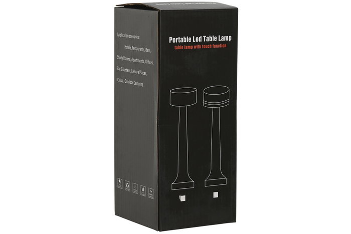 DKD Home Decor Lámpara de Sobremesa LED de Metal Recargable (Surtido de 2) DKD Home Decor Lámpara de Sobremesa LED de Metal Recargable (Surtido de 2)