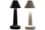 DKD Home Decor Lámpara de Sobremesa LED de Metal Recargable (Surtido de 2)