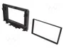 ACV Bastidor de montaje de radio para Suzuki Jimny 2018+, 2 DIN, Brillo Negro
