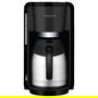 Rowenta CT 3818 Milano Thermo Cafetera de Filtro 15 Tazas (1.25L) con Jarra Termo, Apagado Automático, Negro/Acero Inoxidable