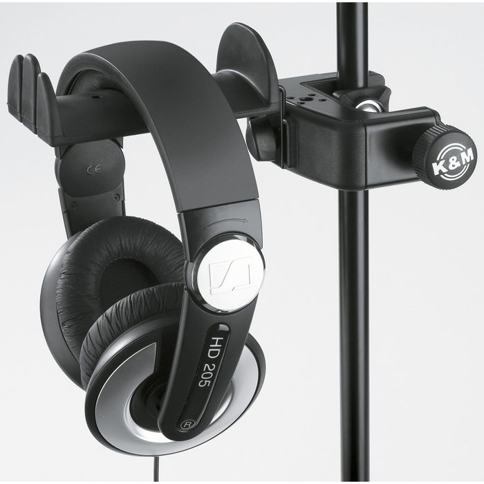 K&M 16085 Soporte para Auriculares con Abrazadera de Mesa