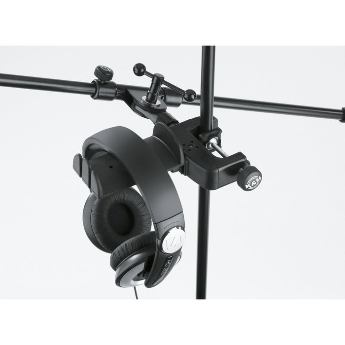K&M 16085 Soporte para Auriculares con Abrazadera de Mesa