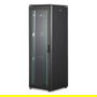 Digitus Unique 36HE Armario de Rack de Red Independiente, 1787x600x600 mm (36U), Negro, Capacidad 800 kg, Puerta de Vidrio Delantera, IP20