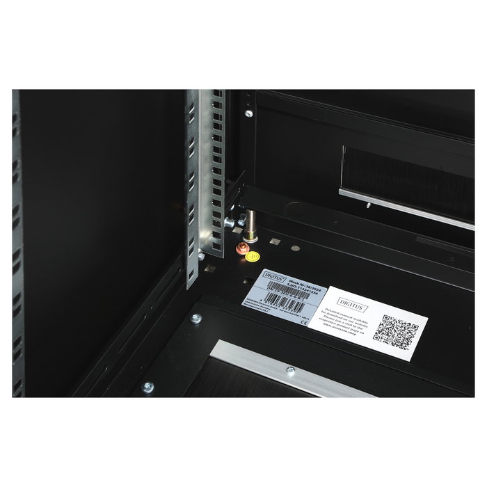 Digitus Unique 36HE Armario de Rack de Red Independiente, 1787x600x600 mm (36U), Negro, Capacidad 800 kg, Puerta de Vidrio Delantera, IP20 Digitus Unique 36HE Armario de Rack de Red Independiente, 1787x600x600 mm (36U), Negro, Capacidad 800 kg, Puerta de Vidrio Delantera, IP20