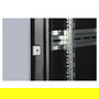 Digitus Unique 36HE Armario de Rack de Red Independiente, 1787x600x600 mm (36U), Negro, Capacidad 800 kg, Puerta de Vidrio Delantera, IP20