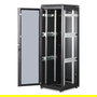 Digitus Unique 36HE Armario de Rack de Red Independiente, 1787x600x600 mm (36U), Negro, Capacidad 800 kg, Puerta de Vidrio Delantera, IP20