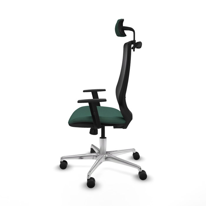 PIQUERAS Y CRESPO Silla de oficina Mardos con mecanismo Sincro, Verde botella y Negro PIQUERAS Y CRESPO Silla de oficina Mardos con mecanismo Sincro, Verde botella y Negro