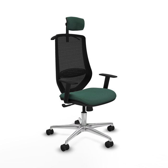 PIQUERAS Y CRESPO Silla de oficina Mardos con mecanismo Sincro, Verde botella y Negro PIQUERAS Y CRESPO Silla de oficina Mardos con mecanismo Sincro, Verde botella y Negro
