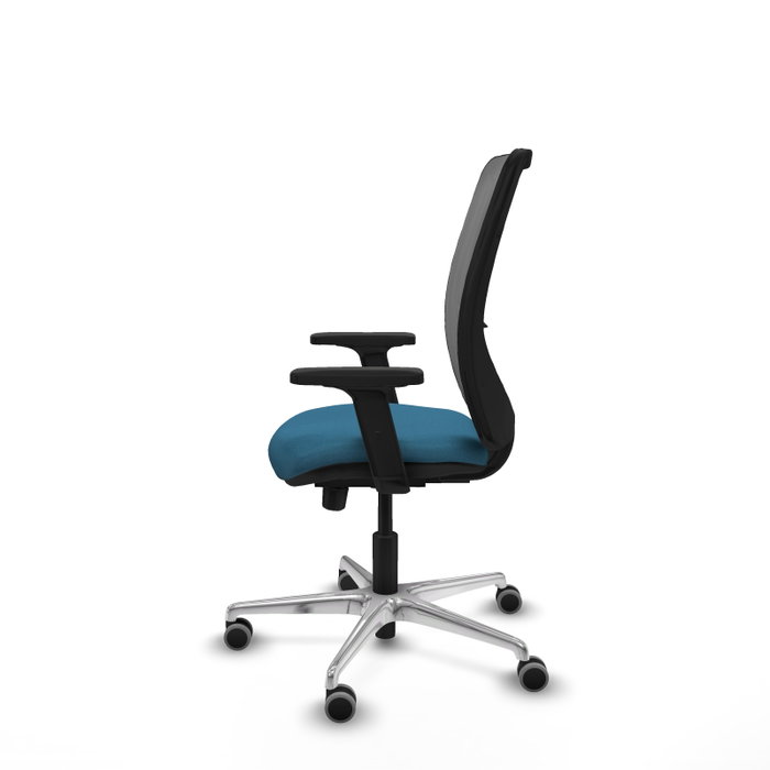 PIQUERAS Y CRESPO Silla de oficina Zulema Verde petróleo y Gris PIQUERAS Y CRESPO Silla de oficina Zulema Verde petróleo y Gris