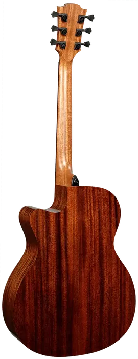 LAG Guitarra Acústica Auditorium Slim Cutaway 118 A/E - Brown Shadow | Electroacústica Tapa Cedro Rojo Macizo, Fondo Khaya, Acabado Brillante