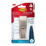 3M Percha Command de Baño Níquel Grande