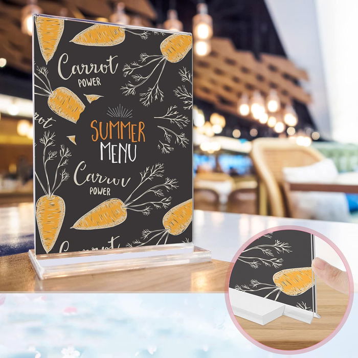 My Bar Porta Menus Sobremesa 21 x 29.7 cm (12 Unidades)